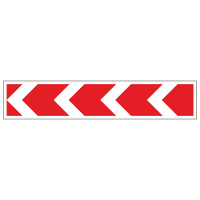 Дорожный знак 1.34.2 Направление поворота размер 3 (четыре стрелки)