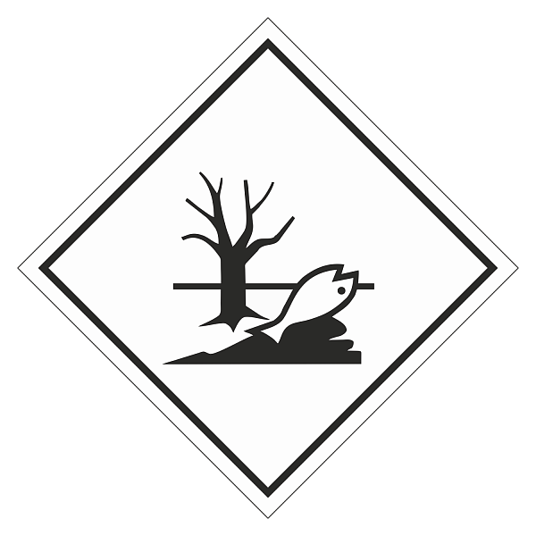 Знак опасности. Вещество, опасное для окружающей среды в Дорожной инфраструктуре