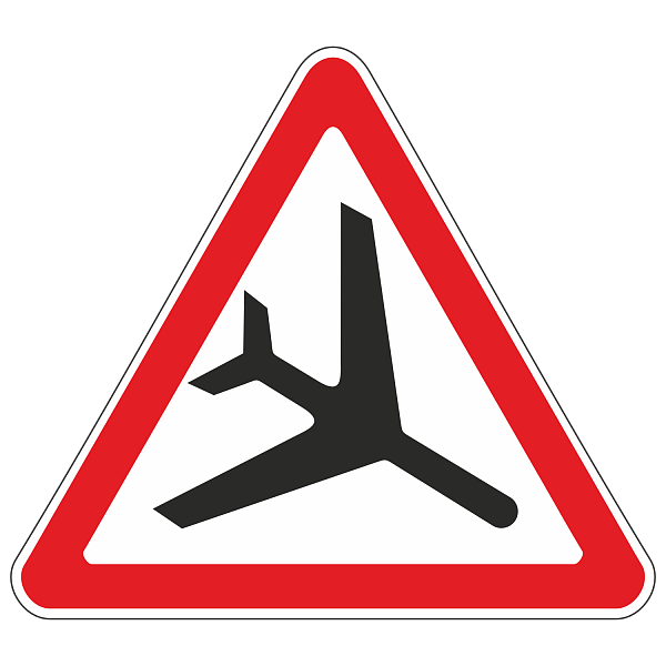 Знак 1.30 Низколетящие самолеты