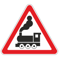 Дорожный знак 1.2 Железнодорожный переезд без шлагбаума