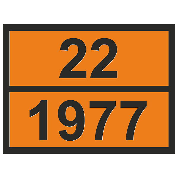 Табличка опасный груз 22-1977 Азот жидкий в Дорожной инфраструктуре