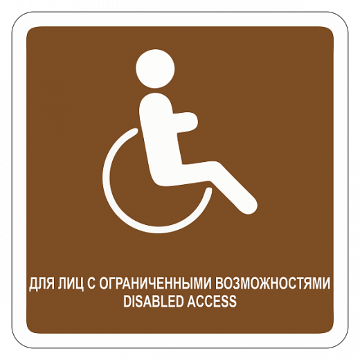 "Для лиц с ограниченными возможностями" купить в Дорожной инфраструктуре